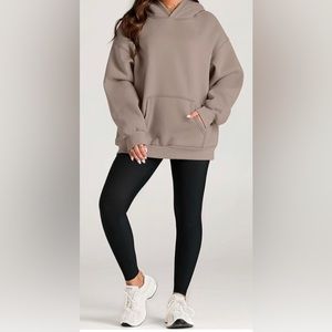 Oversized Sweatshirt Pullover Hoodie Fleece